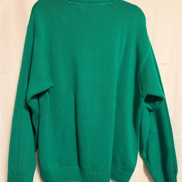 Tommy Hilfiger Teal Women's Crew Neck Sweater - Picture 4 of 5